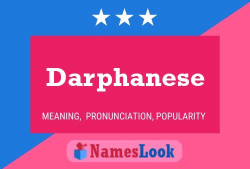 Darphanese Namensposter