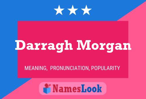 Darragh Morgan Namensposter