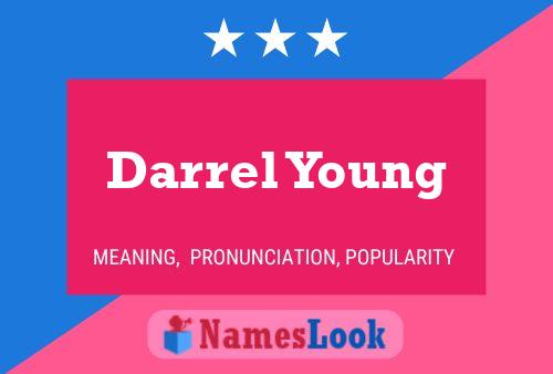 Darrel Young Namensposter