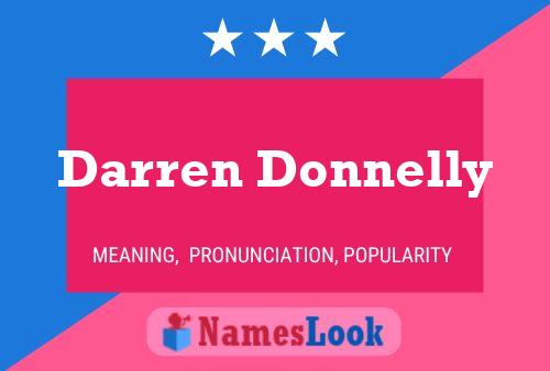 Darren Donnelly Namensposter