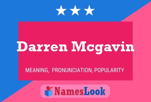 Darren Mcgavin Namensposter