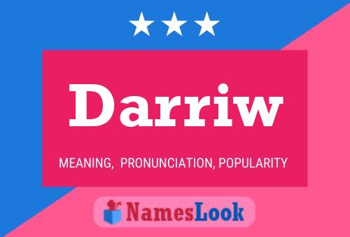 Darriw Namensposter