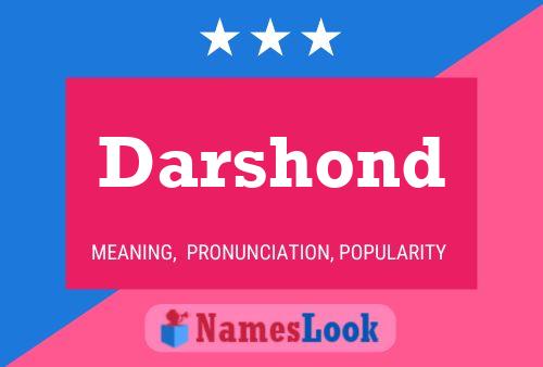 Darshond Namensposter