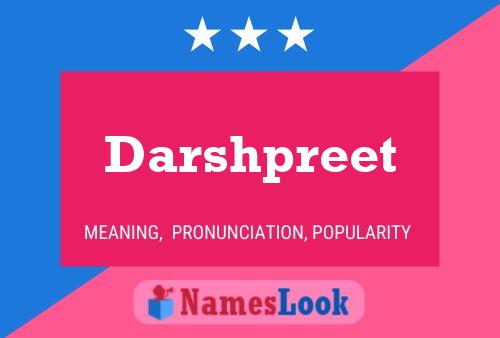 Darshpreet Namensposter