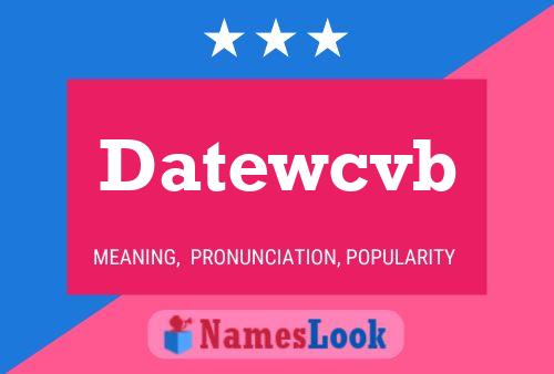 Datewcvb Namensposter