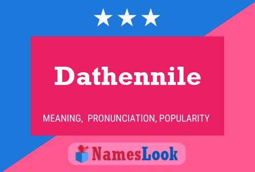 Dathennile Namensposter