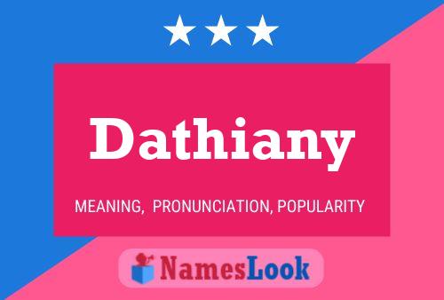 Dathiany Namensposter