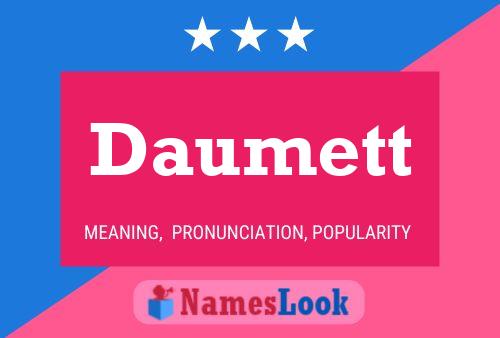 Daumett Namensposter