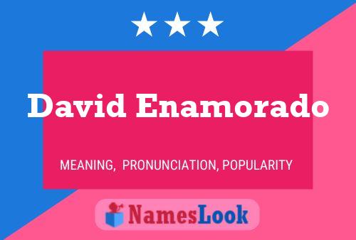 David Enamorado Namensposter