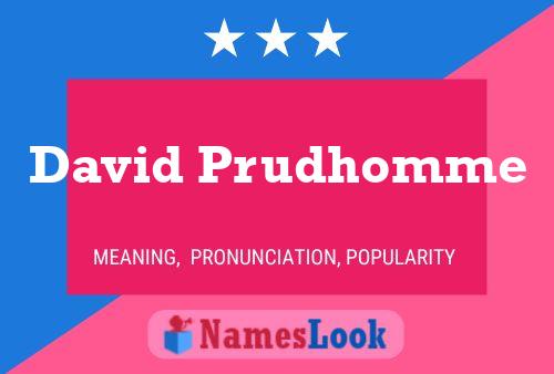 David Prudhomme Namensposter