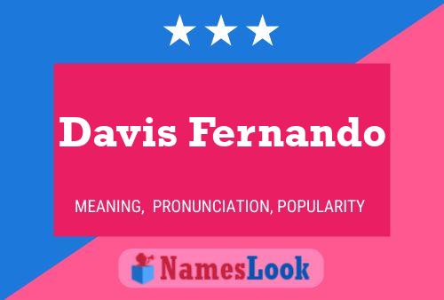 Davis Fernando Namensposter