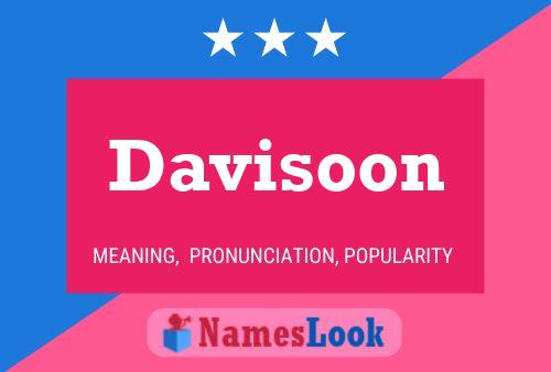 Davisoon Namensposter