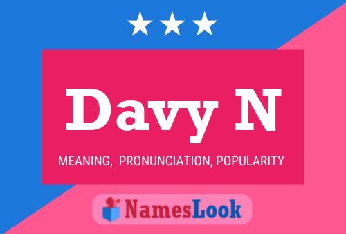 Davy N Namensposter