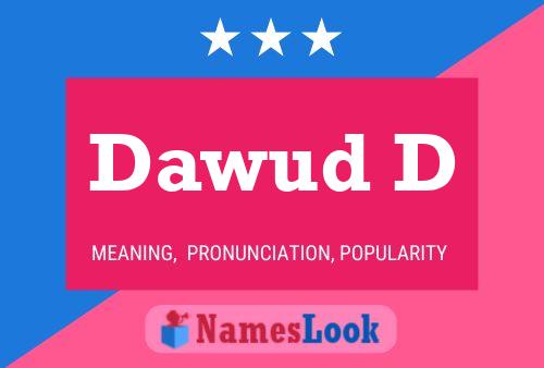 Dawud D Namensposter