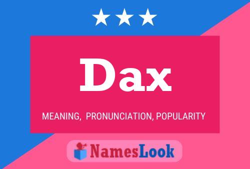 Dax Namensposter