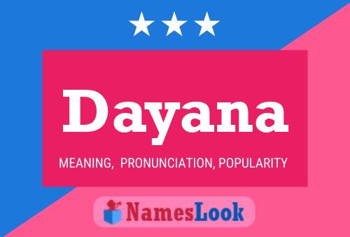 Dayana Namensposter