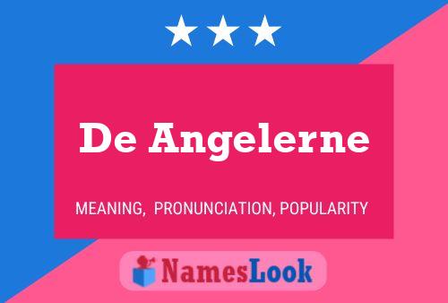 De Angelerne Namensposter