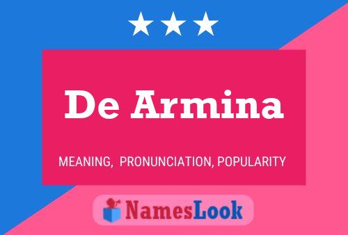 De Armina Namensposter