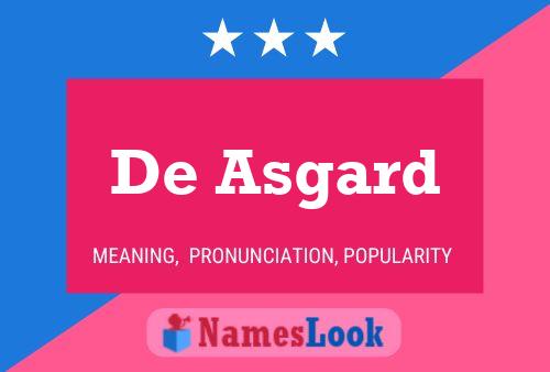 De Asgard Namensposter