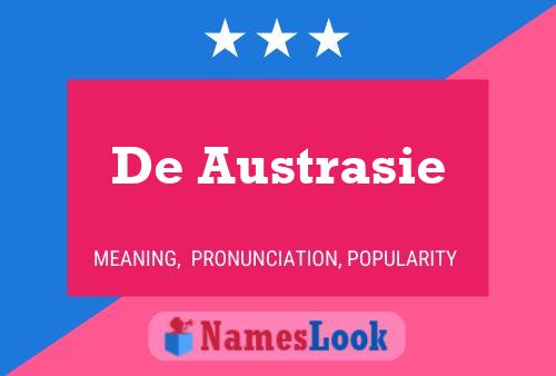 De Austrasie Namensposter