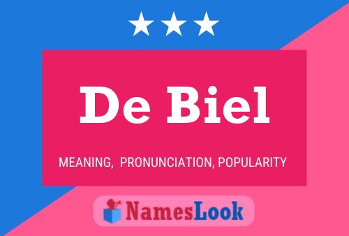 De Biel Namensposter