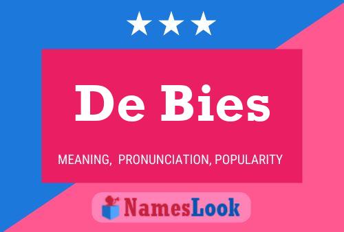 De Bies Namensposter