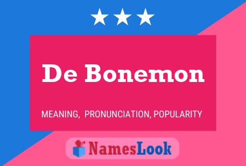 De Bonemon Namensposter