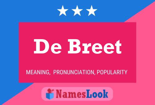 De Breet Namensposter