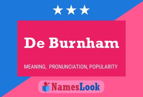 De Burnham Namensposter