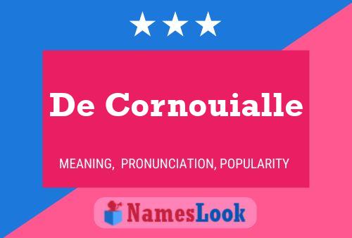 De Cornouialle Namensposter