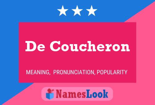 De Coucheron Namensposter