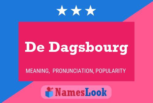 De Dagsbourg Namensposter