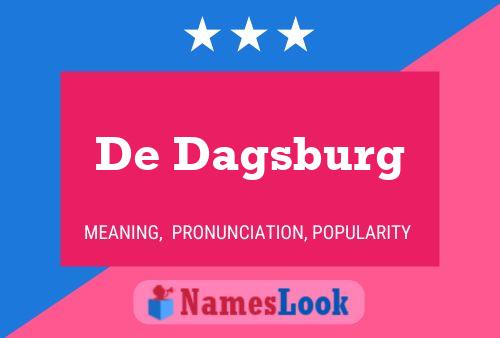 De Dagsburg Namensposter