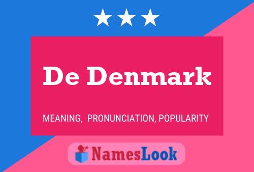 De Denmark Namensposter