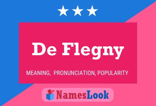 De Flegny Namensposter