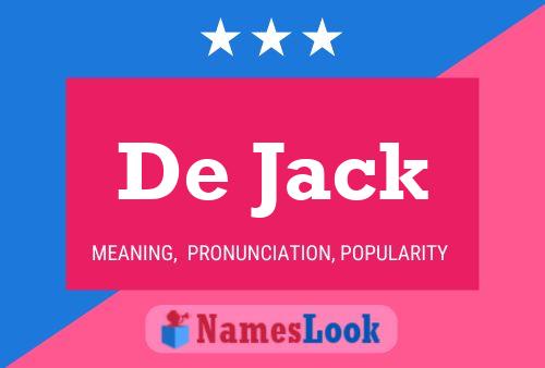 De Jack Namensposter