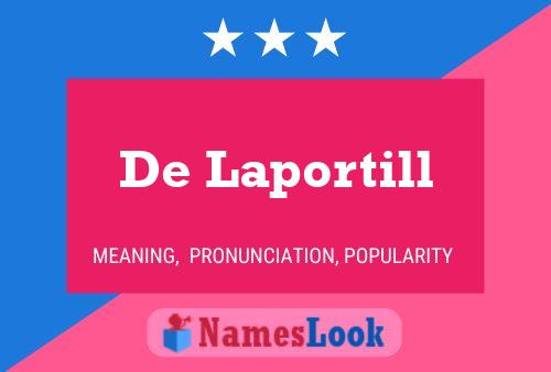 De Laportill Namensposter