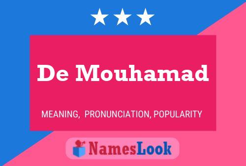 De Mouhamad Namensposter