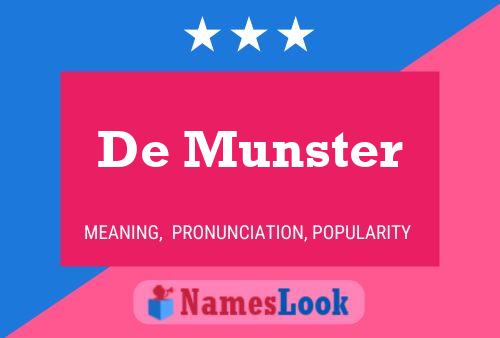 De Munster Namensposter