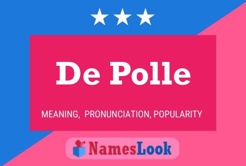 De Polle Namensposter