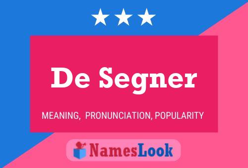 De Segner Namensposter