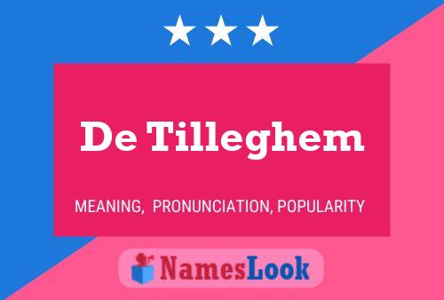 De Tilleghem Namensposter