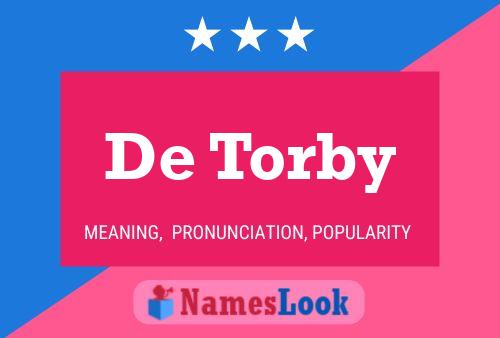 De Torby Namensposter