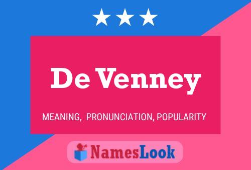 De Venney Namensposter