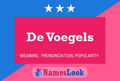 De Voegels Namensposter