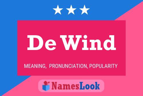 De Wind Namensposter