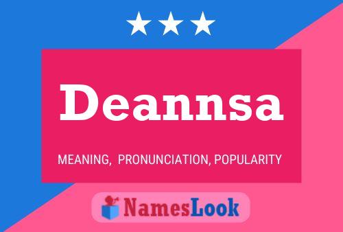 Deannsa Namensposter