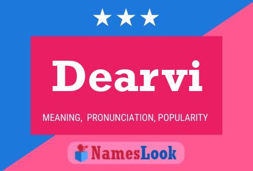 Dearvi Namensposter