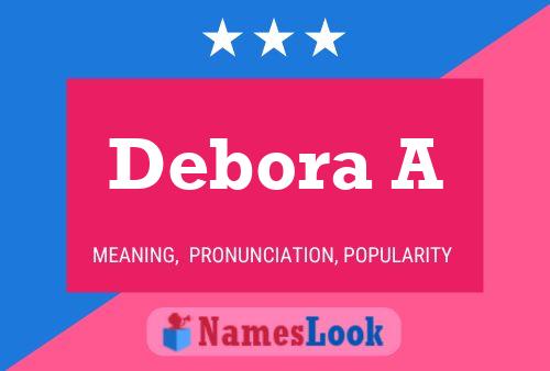 Debora A Namensposter