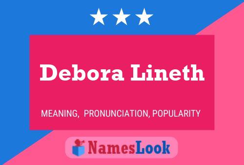 Debora Lineth Namensposter